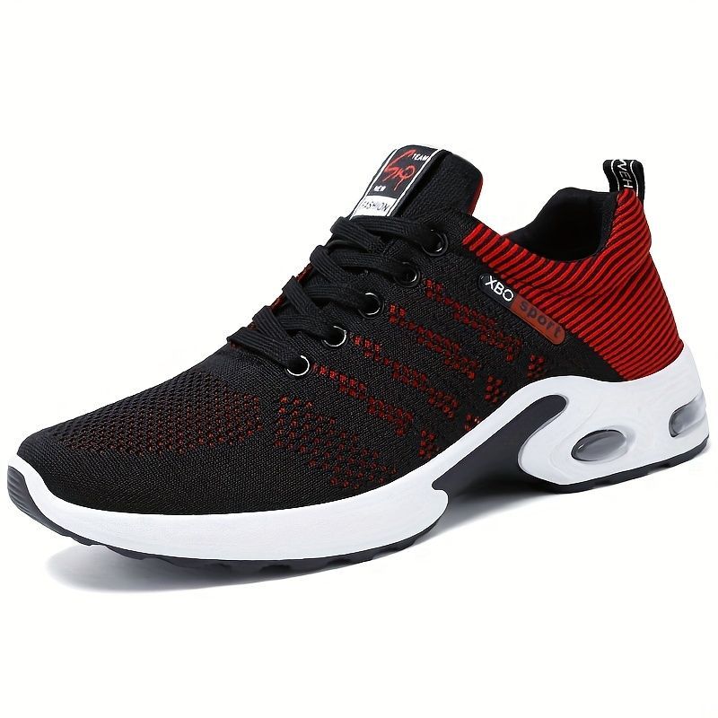 Men's Fashion Sneakers with Breathable Mesh and Cushioned Sole - Gray - Size 10(AU10/EU43)
