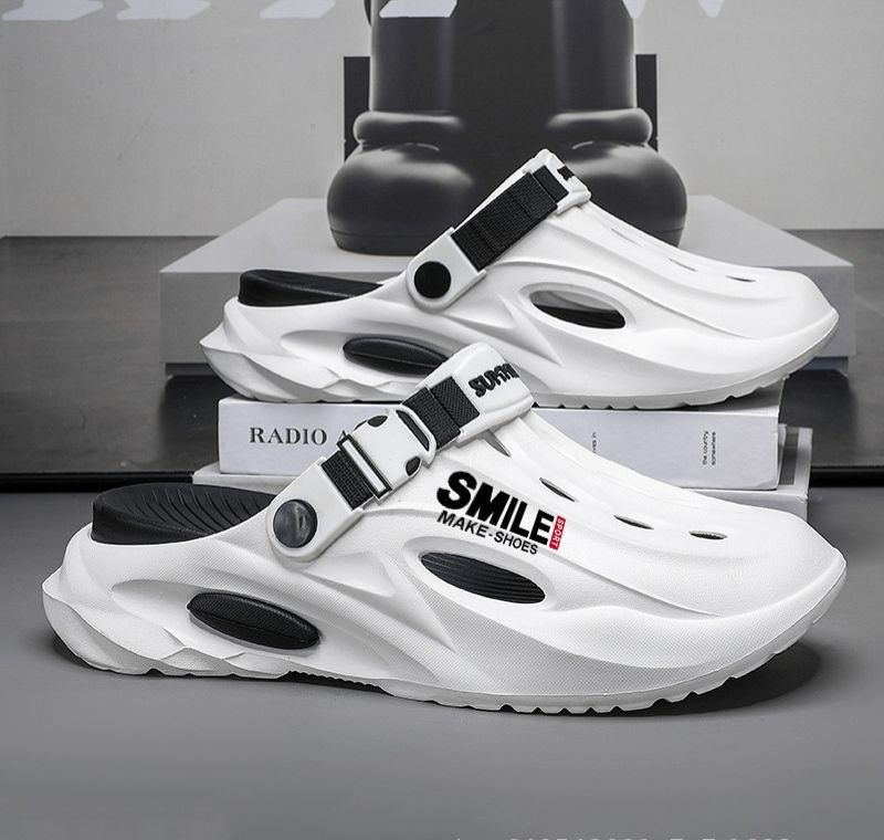 Unisex Clog Sandals Open Toe Slip-On Sandals Soft Sole Walking Shoes Outdoor - Pink - Size 6(AU6/EU39)