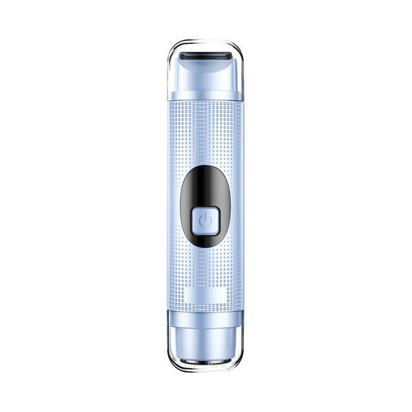 2-in-1 Portable Hair Trimmer & Shaver (Blue-20cm)