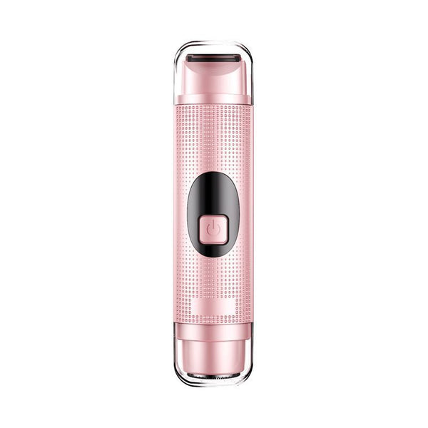 2-in-1 Portable Hair Trimmer & Shaver (Pink-20cm)