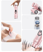 2-In-1 Hair Trimmer Portable Shaver Hair Removal Men'S Grooming Women'S - Pink - Size 20cm