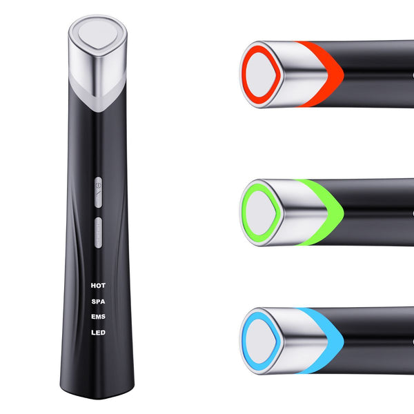 Advanced 4-in-1 Microcurrent Face Massager with Heat Therapy & Vibration