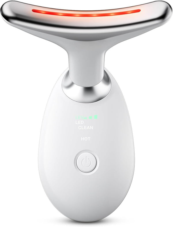 Electric Neck Face Lifting Device for Wrinkle Removal - White