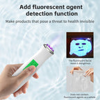 Professional Skin Moisture Tester, Digital Facial Oil Detector, High Precision Skin Hydration Analysis Meter, Hydration monitor,Portable Skin Analyzer with LCD Display & Fluorescent Agent Detection
