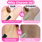 2-in-1 Bikini Trimmer for Women High Power Epilators Hair Removal Waterproof Electric Razors Women's Electric Razor Pubic Hair Trimmer Shaver for Women for Ladies Pubic, Face, Underarms, Legs