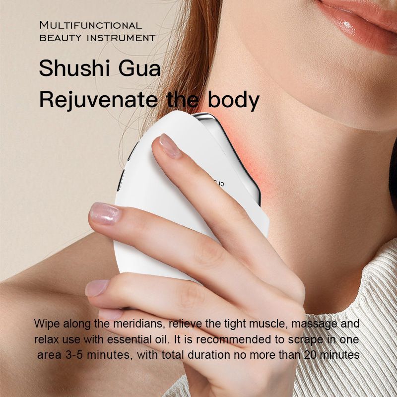 Rechargeable Facial Massager Smart Color Light Facial Toning Hot