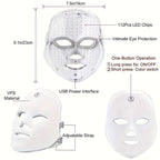 LED Facial Mask Skin Rejuvenation Anti-Aging LED Therapy Skincare Device