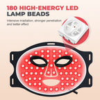 LED Facial Mask Beauty Device Skin Rejuvenation Firm Contours Fade Fine Lines
