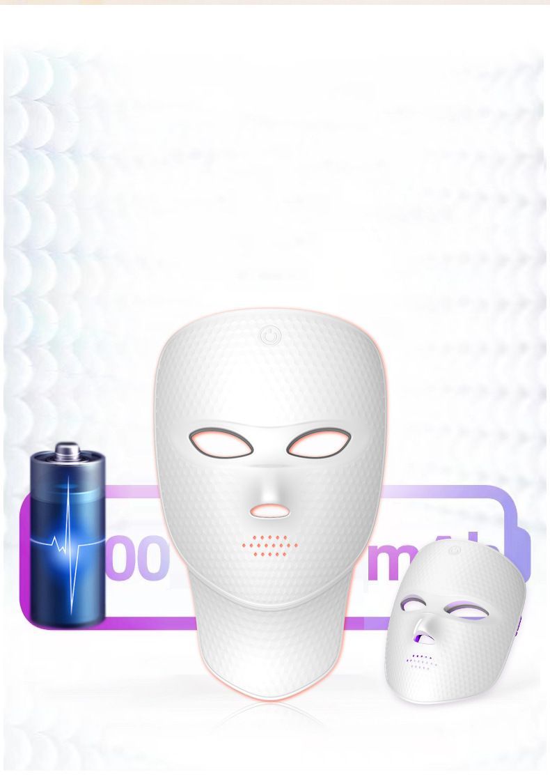 LED Therapy Mask Facial Mask Beauty Device Neck Mask Skincare Anti-Aging