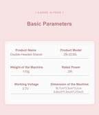 Rechargeable Women'S Hair Trimmer Painless Hair Removal For Women Underarm Hair & Bikini Area