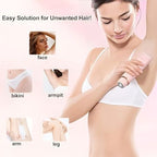 Rechargeable Women'S Hair Trimmer Painless Hair Removal For Women Underarm Hair & Bikini Area