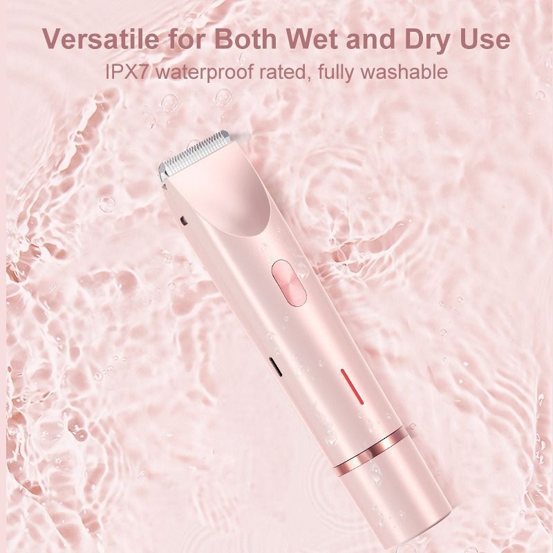 Rechargeable Women'S Hair Trimmer Painless Hair Removal For Women Underarm Hair & Bikini Area