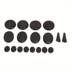18Pcs Heated Basalt Massage Stones With Warmer Box
