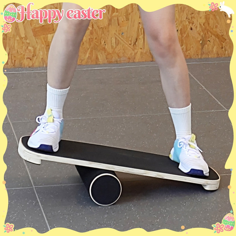 Wooden Surf Balance Board for Core Training