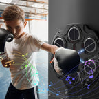 Wall-Mounted Smart Boxing Game with LED & Gloves