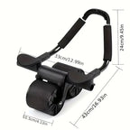 Automatic Rebound Ab Roller with Elbow Pads