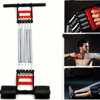 1Pc Multifunctional Spring Pedal Puller Fitness Tensioner(Black)