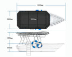 5.6m (12-Person) Smart Electric Power Transparent Boat