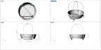 2.5m (5-Person) Smart Electric Power Round Transparent Boat