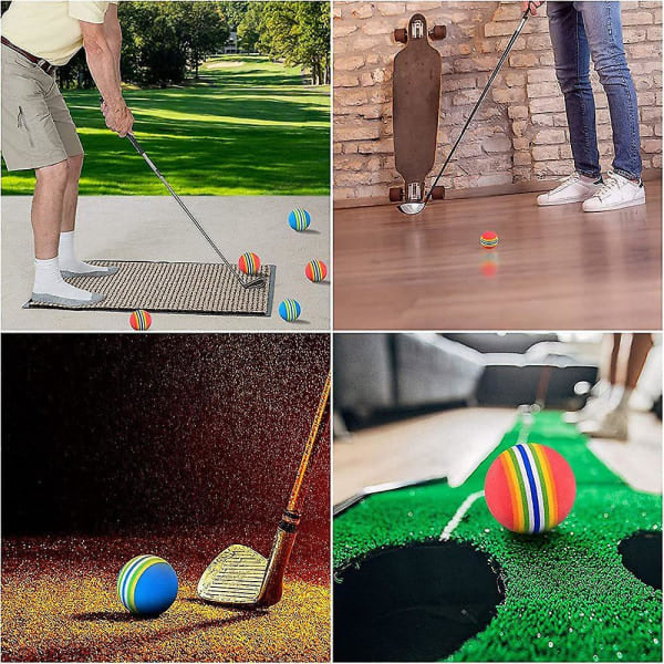 EVA Golf Training Balls 30 pcs Soft Practice Balls for Indoor and Outdoor Use