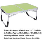 Aluminum Alloy Portable Folding Camping Table Ultra Light Compact Short Small Thickened