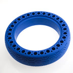 For Xiaomi electric scooter color solid tire multi-color honeycomb tire hollow airless tire M365 explosion-proof solid tire yellow