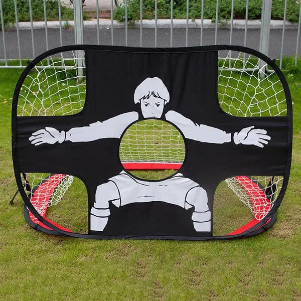 Foldable Nylon Football Goal for Kids and Adults for Indoor and Outdoor