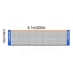 Portable Badminton Net Replacement for Outdoor Sports Training 3/4/5/6M x 3.1M