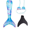 Swimming Fins Monofin 110 for Kids Adults Mermaid Tail Monofin for Water Sports