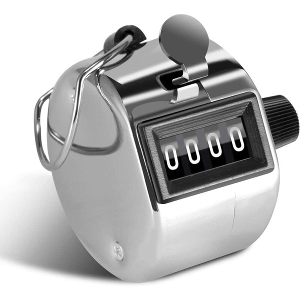 4 Digit Manual Counter Passage Counter For People Counter, Golf Sport, Trainer School