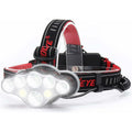 Powerful Rechargeable Headlamp, 18000 Lumen 8 Modes LED Headlamp Powerful Headlamp Hands-Free Lamp For Camping, Ipx5