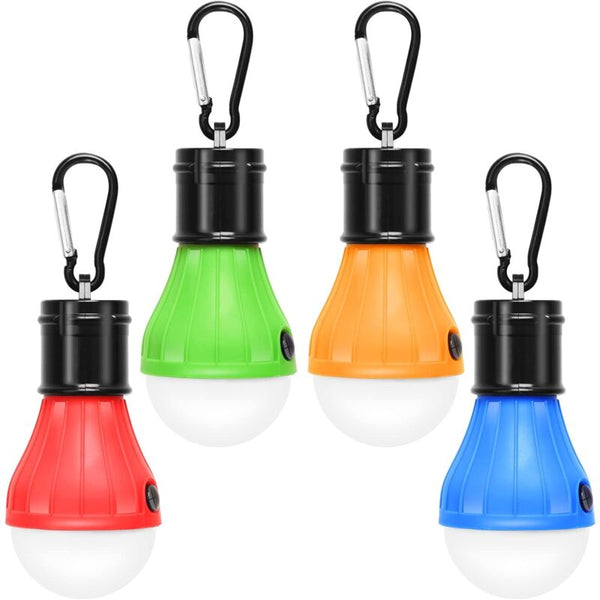 4 Pack LED Camping Lights Hiking Fishing Emergency Light Waterproof Battery Powered LED Indoor Outdoor Lighting