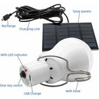 Portable Solar Light LED Bulb Solar Powered With Solar Panel For Garden, Patio, Indoor, Outdoor, Hiking, Camping, Tent,