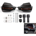Motorcycle Hand Guard Handle Shield Motorbike Motocross Scooter Windproof Handlebar Protective Gear - Black