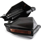 Motorcycle Hand Guard Handle Shield Motorbike Motocross Scooter Windproof Handlebar Protective Gear - Black