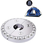 Camping Lights, LED Cordless Patio Umbrella Lights 3 Levels Dimmer Cordless Slide Light With 28 Super Bright LEDs For