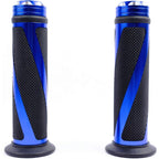 2 pcs Motorcycle Handlebar Grips 22Mm 7/8" Rubber Anti-Slip Universal For Motorcycle Scooter Quad Cruiser Off ROad