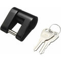 Caravan Security Locks For Safe And Durable Theft Protection, Unisex Metal Locksmith Tools, Trailer Lock, Black