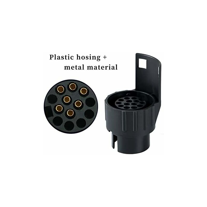 Trailer Plug Socket Adaptor,13 To 7 Trailer Towing Socket Adaptor For Trailer Truck Caravan Wagon