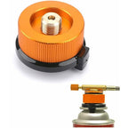 Camping Stove Gas Adapter Conversion Head Adapter For Canister Butane Screw Gas Cartridge Adapter Piston, Outdoor
