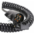 7 Pin Trailer Socket And Plug With 2M Extension Cable Connector For Towing Hitch Caravan Vehicle Truck Accessories 7