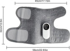 Leg massager - Calf massager - Leg massager for blood circulation -  Cordless massage - Air compression - Relieves leg pain - Adjustable intensity (grey)