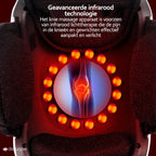 Deluqse Knee Massager - Infrared - Vibration Massage - Cordless - Thermal Massage - Pain Relief - Red Light Therapy