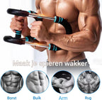 Arm Trainer - U-Shaped Twister - Adjustable Chest Enlarger with 3 Resistance Levels - Detachable Fitness Chest Enlarger - Portable Arm, Chest, and Shoulder Trainer