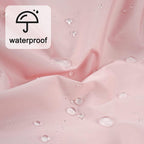 Swimming Cap - Women's Shower Cap - Large Waterproof Shower Cap - Washable Elastic Band - Swimming Cap for Long Hair - Droog Hair - Pink - Perfect for the Bathroom, Travel and Outdoors