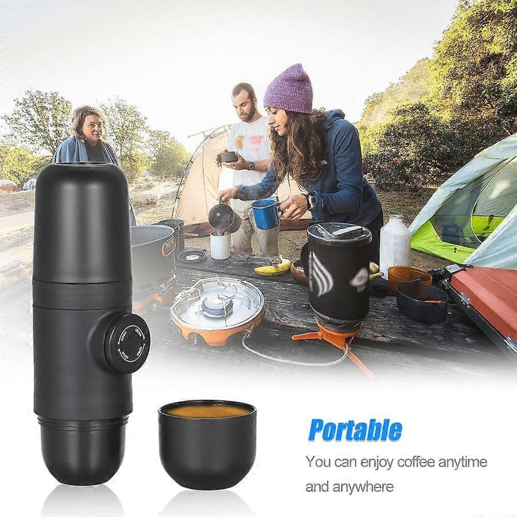 Portable manual coffee maker for travel – ideal for outdoor camping