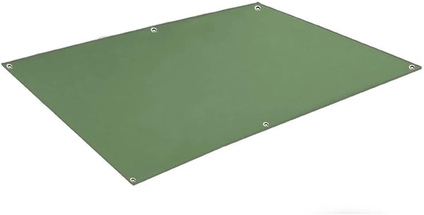 Waterproof camping tarp 2x1.5m - With rings - Heavy-duty groundsheet for tents, outdoor blankets and hammocks