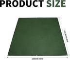 Waterproof camping tarp 2x1.5m - With rings - Heavy-duty groundsheet for tents, outdoor blankets and hammocks