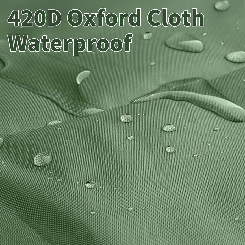 Waterproof camping tarp 2x1.5m - With rings - Heavy-duty groundsheet for tents, outdoor blankets and hammocks