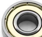 20 608zz ball bearings - Miniature deep groove ball bearings, double metal shielding - For skateboards, scooters, inline skates, 8 mm x 22 mm x 7 mm